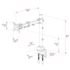 SD11 Desktop Monitor Mount